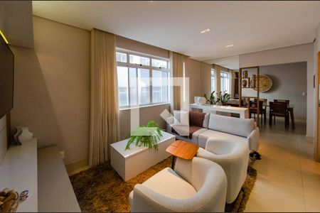 Sala de apartamento para alugar com 4 quartos, 128m² em Coracao de Jesus, Belo Horizonte