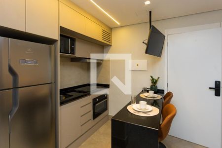 Sala / Cozinha de kitnet/studio para alugar com 1 quarto, 26m² em Jardim Panorama, São Paulo