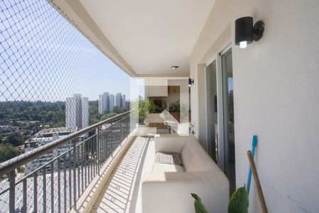 Varanda de apartamento à venda com 3 quartos, 184m² em Santo Amaro, São Paulo
