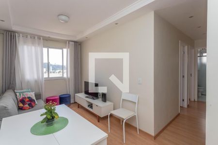 Sala  de apartamento à venda com 2 quartos, 44m² em Canhema, Diadema