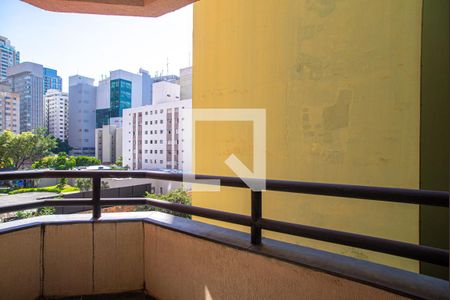 Varanda da Sala de apartamento para alugar com 2 quartos, 60m² em Bela Vista, São Paulo