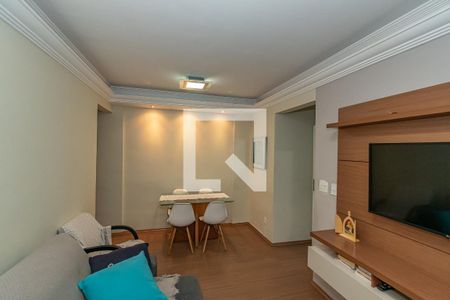 Sala de Estar/Jantar  de apartamento à venda com 2 quartos, 70m² em Cambuí, Campinas