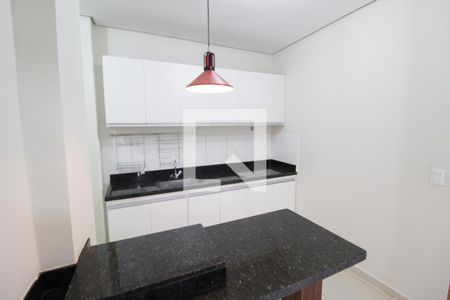 Cozinha de kitnet/studio para alugar com 1 quarto, 35m² em Lídice, Uberlândia