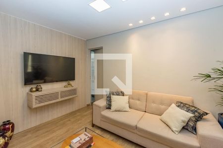 Sala de apartamento à venda com 3 quartos, 90m² em Estoril, Belo Horizonte
