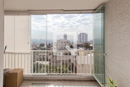 Varanda da Sala   de apartamento à venda com 1 quarto, 53m² em Parque Vitória, São Paulo