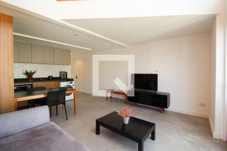 Sala de apartamento à venda com 1 quarto, 56m² em Vila Nova Conceição, São Paulo