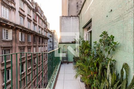 Varanda de apartamento à venda com 3 quartos, 98m² em Centro Histórico de São Paulo, São Paulo