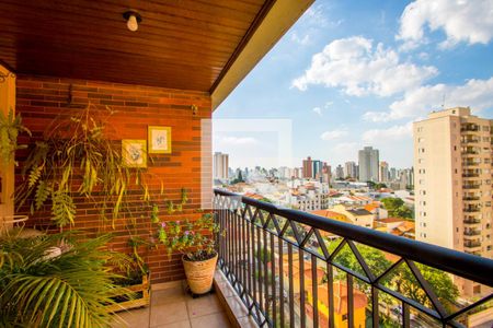 Varanda da sala de apartamento à venda com 3 quartos, 97m² em Jardim Bela Vista, Santo André