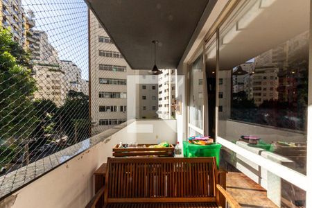 Varanda de apartamento à venda com 4 quartos, 270m² em Santa Cecilia, São Paulo
