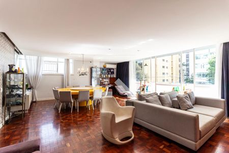 Sala de apartamento para alugar com 4 quartos, 270m² em Santa Cecilia, São Paulo