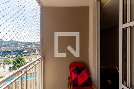 Varanda da Sala de apartamento para alugar com 2 quartos, 61m² em Vila Cunha Bueno, São Paulo