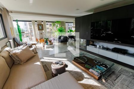 Sala de apartamento à venda com 3 quartos, 207m² em Jardim Panorama, São Paulo
