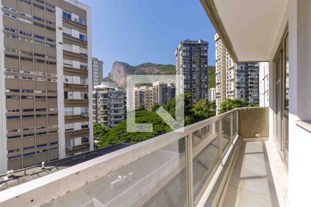 Varanda de apartamento para alugar com 2 quartos, 100m² em São Conrado, Rio de Janeiro