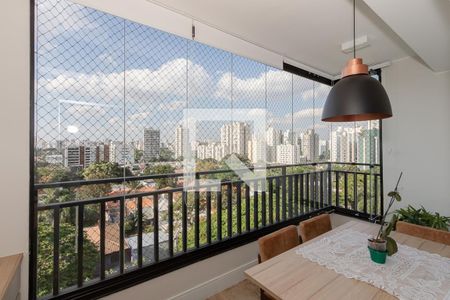 Varanda da Sala de apartamento para alugar com 2 quartos, 150m² em Campo Belo, São Paulo