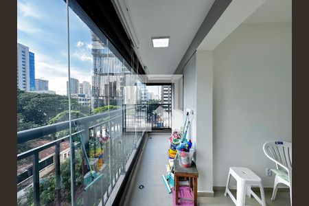 Sacada de apartamento para alugar com 1 quarto, 37m² em Campo Belo, São Paulo