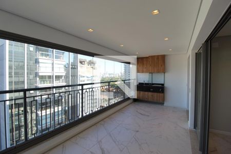 Varanda Gourmet de apartamento à venda com 3 quartos, 149m² em Indianópolis, São Paulo