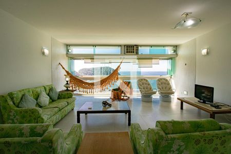 Sala de apartamento para alugar com 3 quartos, 140m² em Loteamento Joao Batista Juliao, Guarujá