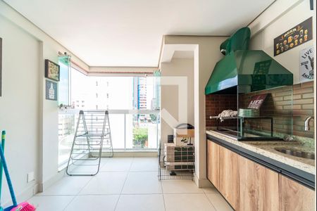 Varanda Gourmet de apartamento à venda com 2 quartos, 75m² em Centro, Santo André