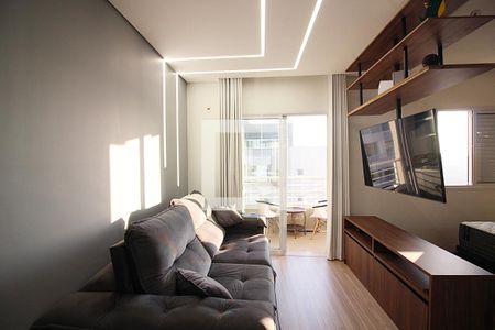 Sala  de apartamento à venda com 1 quarto, 42m² em Centro, São Bernardo do Campo