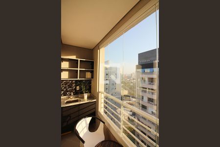 Sala Sacada  de apartamento à venda com 1 quarto, 42m² em Centro, São Bernardo do Campo