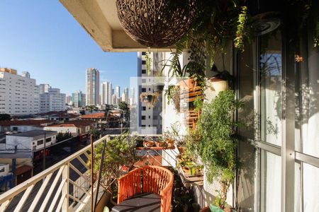 Varanda  de apartamento à venda com 4 quartos, 117m² em Vila Gomes Cardim, São Paulo