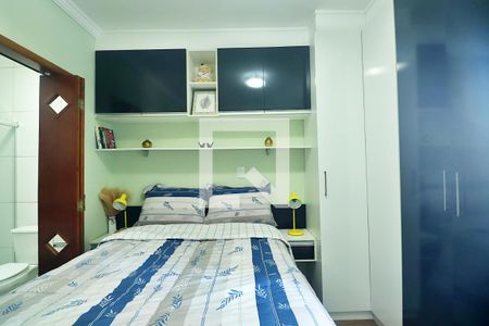 Suíte - Quarto 1 de apartamento à venda com 2 quartos, 65m² em Vila Clarice, Santo André
