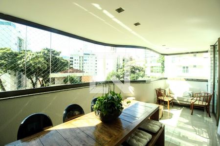 Varanda de apartamento à venda com 4 quartos, 168m² em Santo Antônio, Belo Horizonte