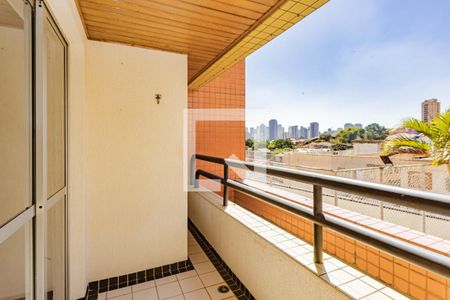 Varanda da Sala de apartamento para alugar com 3 quartos, 81m² em Vila Gumercindo, São Paulo