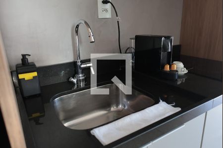 Cozinha - Torneira de kitnet/studio para alugar com 1 quarto, 25m² em Indianópolis, São Paulo