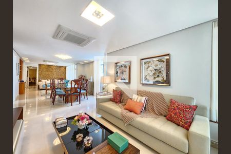 Sala de apartamento à venda com 2 quartos, 115m² em Anchieta, Belo Horizonte
