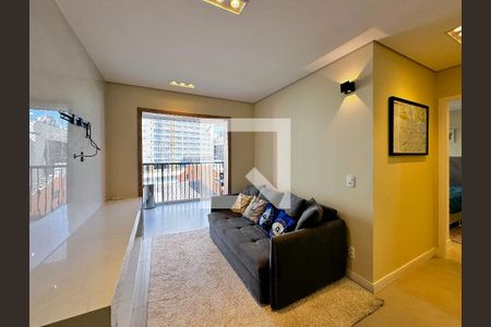 Sala de apartamento para alugar com 1 quarto, 65m² em Vila Cordeiro, São Paulo