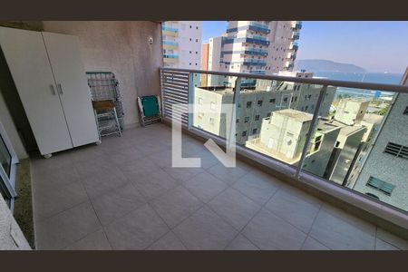 Varanda da Sala de apartamento para alugar com 2 quartos, 65m² em José Menino, Santos