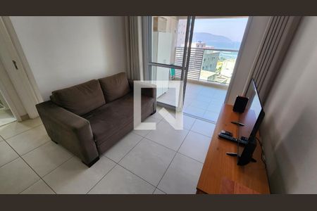 Detalhe Sala de apartamento para alugar com 2 quartos, 65m² em José Menino, Santos