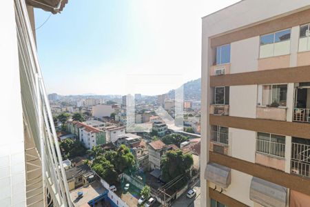 Varanda da Sala vista de apartamento à venda com 2 quartos, 56m² em Engenho Novo, Rio de Janeiro