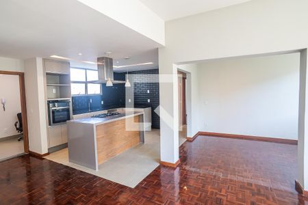 Cozinha e sala de apartamento para alugar com 2 quartos, 98m² em Botafogo, Rio de Janeiro