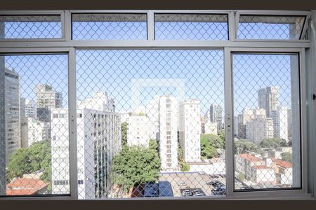 Vista da Sala de apartamento para alugar com 4 quartos, 120m² em Cerqueira César, São Paulo
