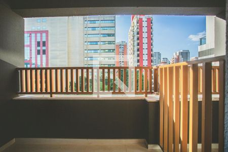 Varanda de kitnet/studio para alugar com 1 quarto, 26m² em Vila Clementino, São Paulo
