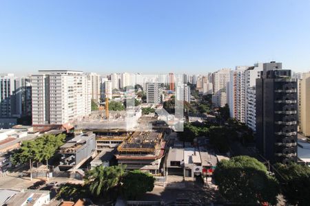 Vista  de apartamento para alugar com 1 quarto, 34m² em Moema, São Paulo