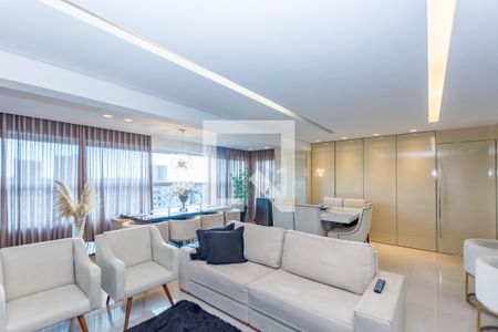 Sala de apartamento à venda com 4 quartos, 142m² em Buritis, Belo Horizonte