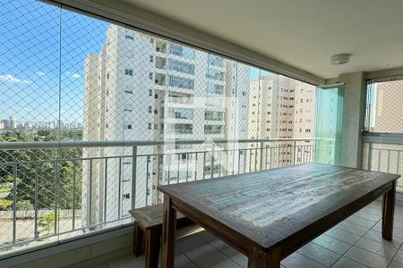 Varanda gourmet de apartamento à venda com 3 quartos, 132m² em Tamboré, Santana de Parnaíba