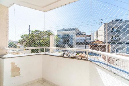 Varanda da Sala de apartamento à venda com 3 quartos, 100m² em Vila Marina, Santo André
