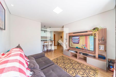 Sala de apartamento à venda com 3 quartos, 100m² em Vila Marina, Santo André