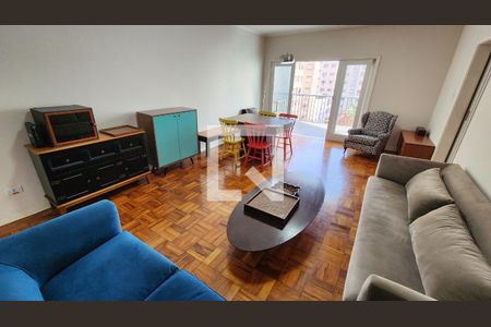 Detalhe Sala de apartamento para alugar com 3 quartos, 100m² em Pompéia, Santos
