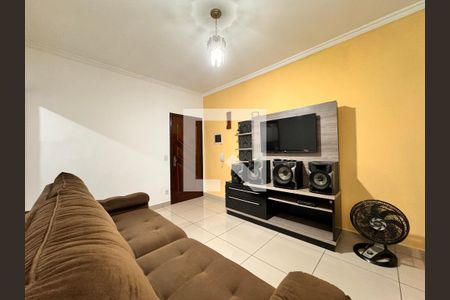 Sala de apartamento à venda com 2 quartos, 65m² em Vila Homero Thon, Santo André