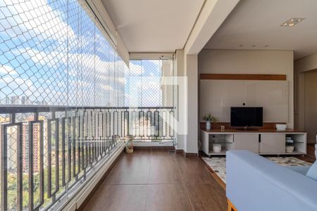Varanda da Sala de apartamento para alugar com 3 quartos, 88m² em Lar São Paulo, São Paulo