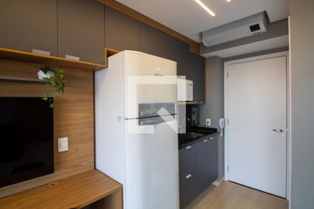 Cozinha de kitnet/studio para alugar com 1 quarto, 29m² em Santo Amaro, São Paulo