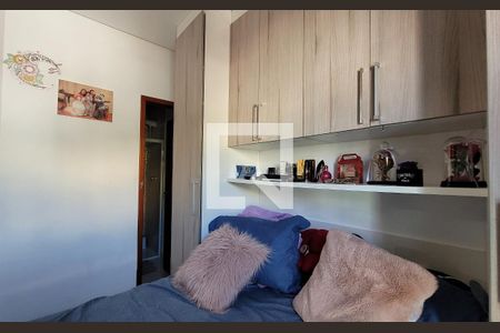 Suíte de apartamento à venda com 2 quartos, 50m² em Vila Scarpelli, Santo André
