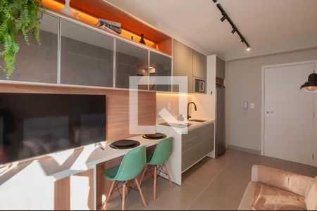 Sala de apartamento para alugar com 1 quarto, 30m² em Pinheiros, São Paulo