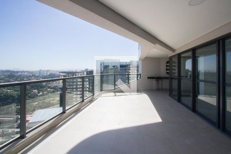 Varanda de apartamento à venda com 4 quartos, 365m² em Chácara Santo Antônio (zona Sul), São Paulo