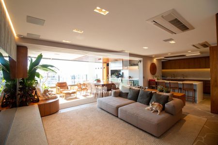 Sala de apartamento à venda com 3 quartos, 158m² em Cidade Monções, São Paulo